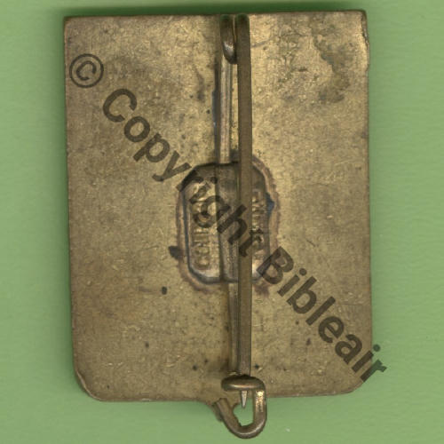 3248.EMGFA 1946.55 GT.II.64 ANJOU  COURTOIS SM Past octog COURTOIS PARIS Dos lisse Email BANDEAU NOIR 26x34mm EMAIL Src.Y.GENTY 25Eur06.10 